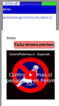 Mobile Screenshot of controlpalomas.cl